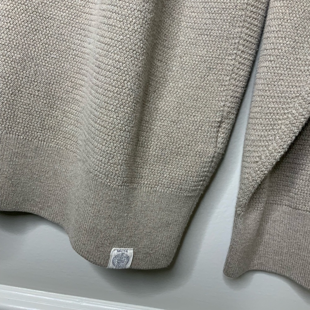 LUCKY BRAND Khaki colored V-Neck Knit Sweater - Picture 2 of 6